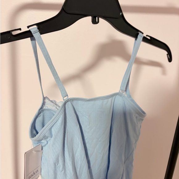 Auden Light Blue Lace Cami Modal Unlined XS NWT - Picture 6 of 8